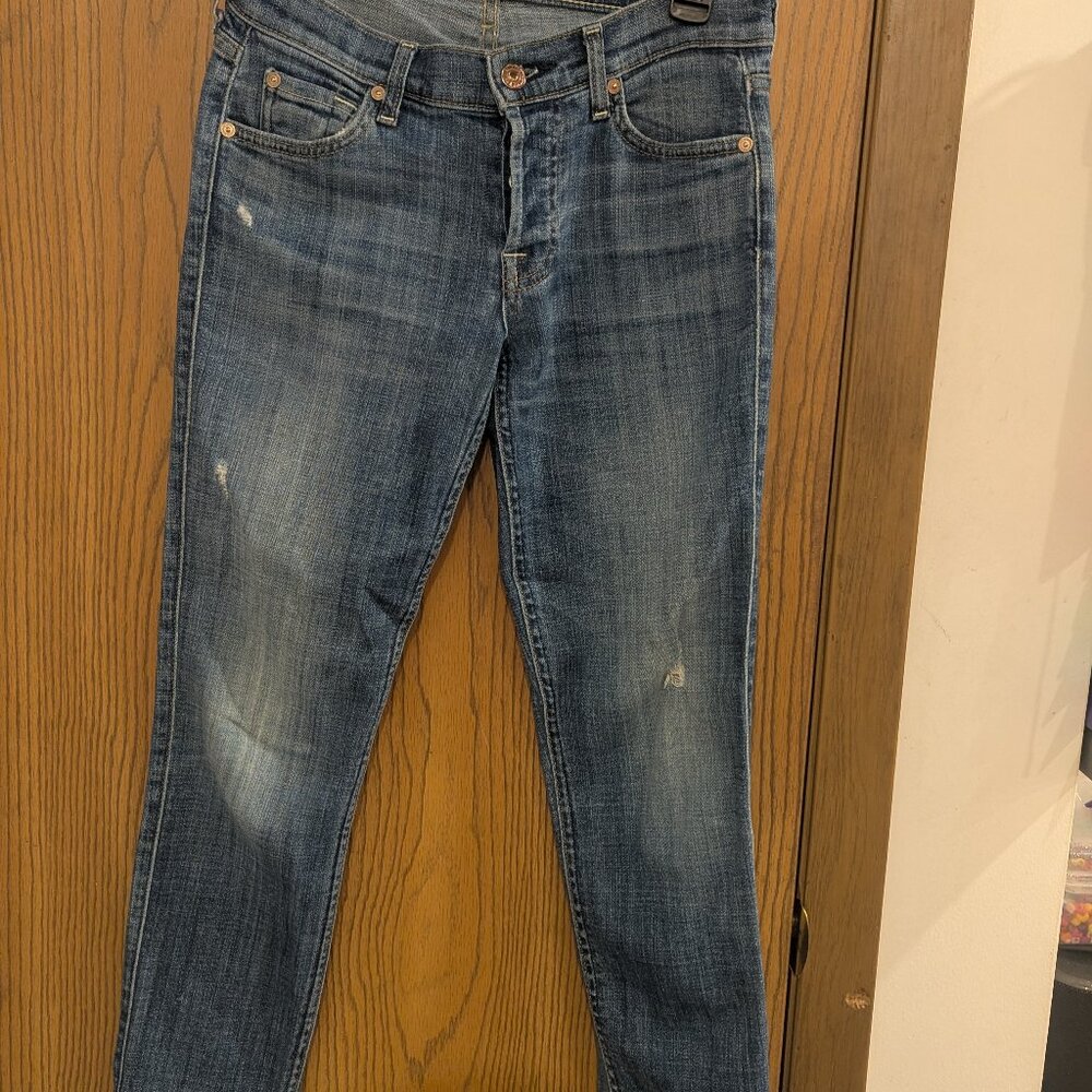 7 For All Mankind Josefina Distressed Jeans-Size 24